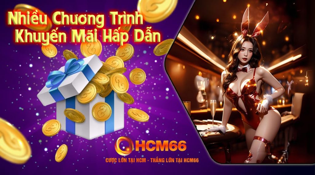 Khuyến mãi cực hấp dẫn tại nhà cái HCM66 là một trong những yếu tố quan trọng giúp người chơi có thêm động lực để tham gia cá cược. Nhà cái HCM66 không chỉ nổi bật với sự đa dạng trong các trò chơi mà còn gây ấn tượng mạnh với nhiều chương trình khuyến mãi tuyệt vời. Hãy cùng https://hcm66.media/ khám phá những thông tin chi tiết về khuyến mãi tại đây.